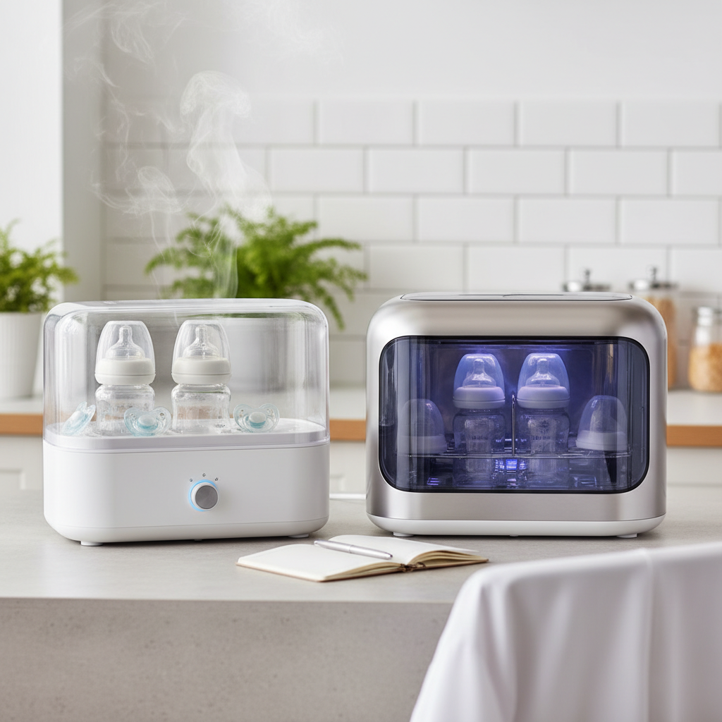 Steam vs. UV Sterilizers: Which Bottle Sterilizer is Better for Your Baby?