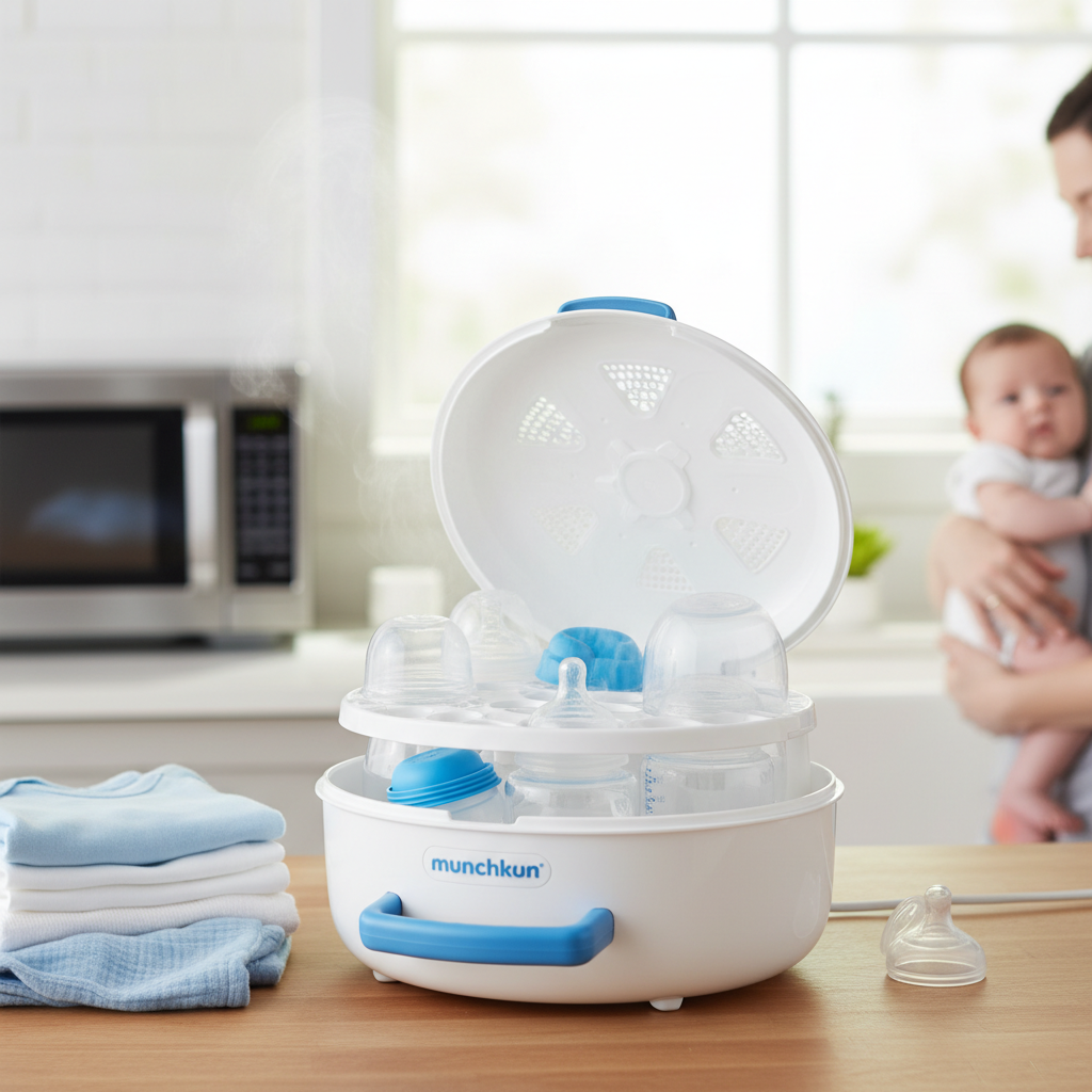 Munchkin Steam Guard Microwave Sterilizer: Your Essential Guide for Bottle Sterilization