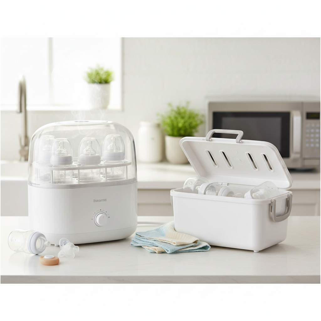 Bottle Sterilizer Comparison 2026: Countertop vs. Microwave Models
