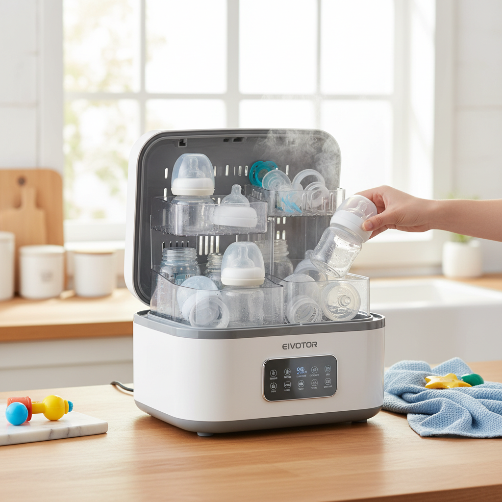 EIVOTOR 8-in-1 Steam Sterilizer: The Ultimate All-in-One Solution for Baby Bottle Care