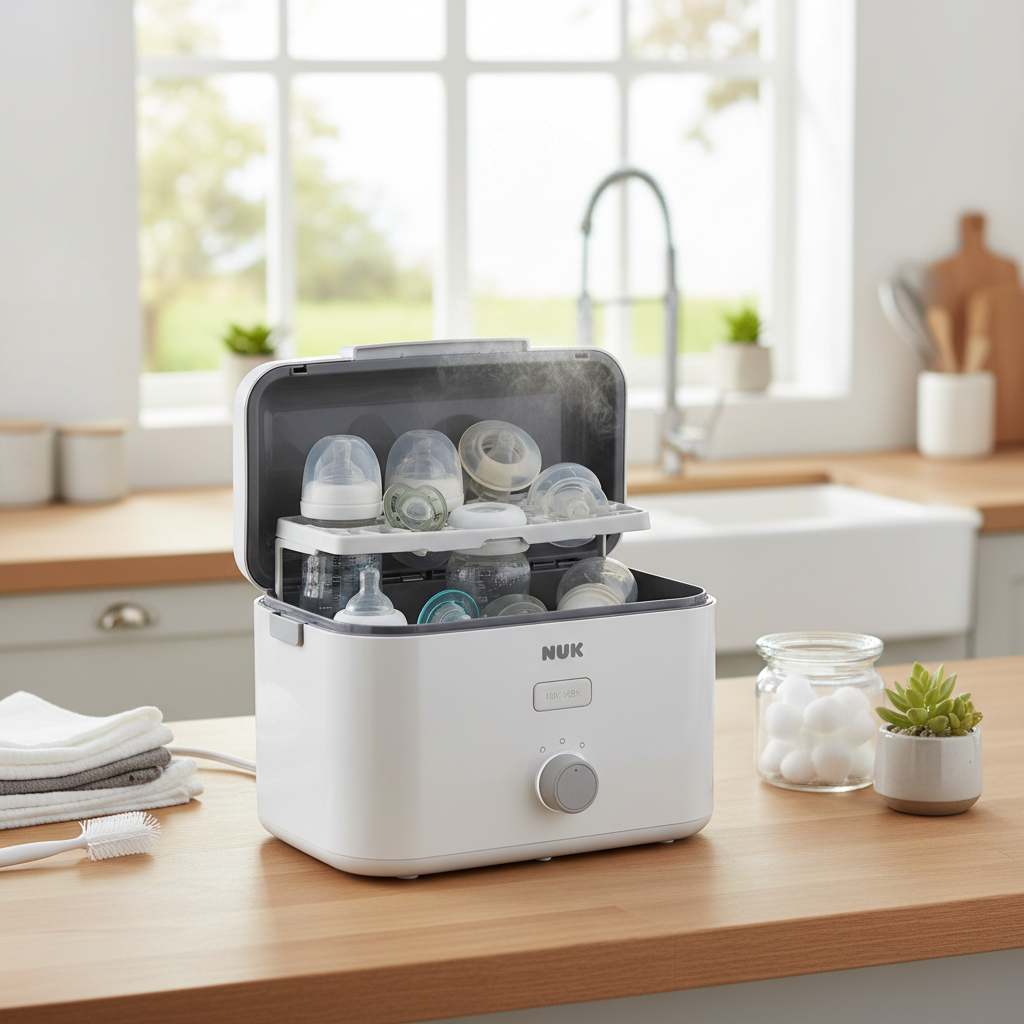 NUK Vario Express Steam Sterilizer Review: Fast, Efficient, and Essential for Baby Hygiene